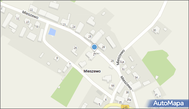 Mieszewo, Mieszewo, 27, mapa Mieszewo