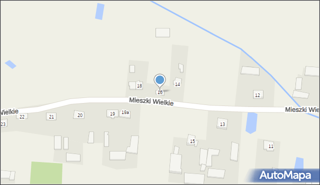 Mieszki Wielkie, Mieszki Wielkie, 16, mapa Mieszki Wielkie