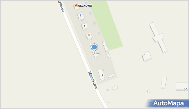 Mieszkowo, Mieszkowo, 7b, mapa Mieszkowo