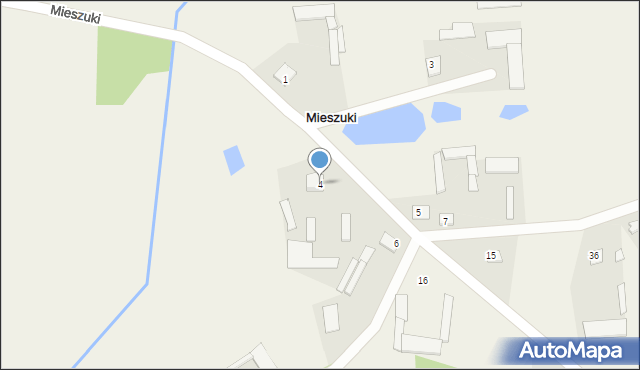 Mieszuki, Mieszuki, 4, mapa Mieszuki