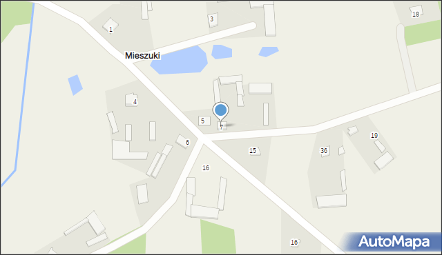 Mieszuki, Mieszuki, 7, mapa Mieszuki