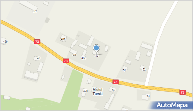 Mietel, Mietel, 49, mapa Mietel