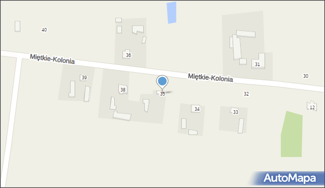 Miętkie-Kolonia, Miętkie-Kolonia, 35, mapa Miętkie-Kolonia