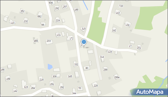 Mietniów, Mietniów, 325, mapa Mietniów