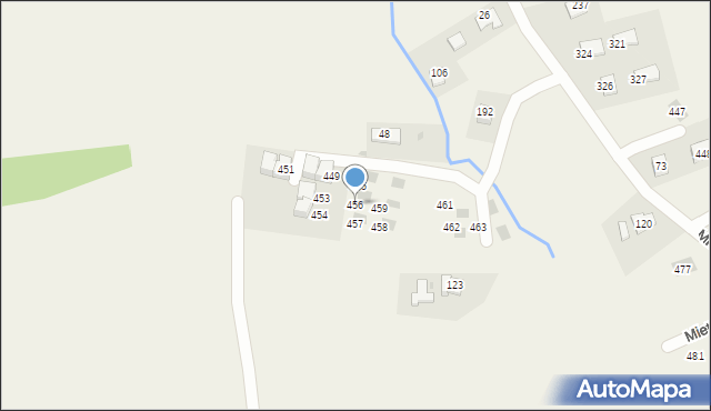 Mietniów, Mietniów, 456, mapa Mietniów