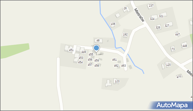 Mietniów, Mietniów, 460, mapa Mietniów