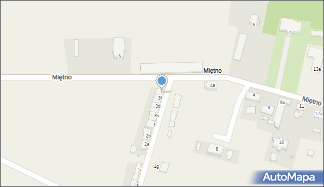 Miętno, Miętno, 3g, mapa Miętno