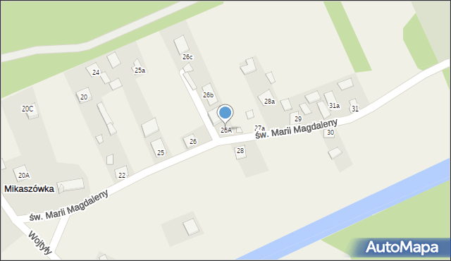 Mikaszówka, Mikaszówka, 26A, mapa Mikaszówka