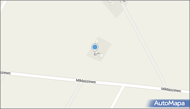 Mikłaszewo, Mikłaszewo, 53, mapa Mikłaszewo