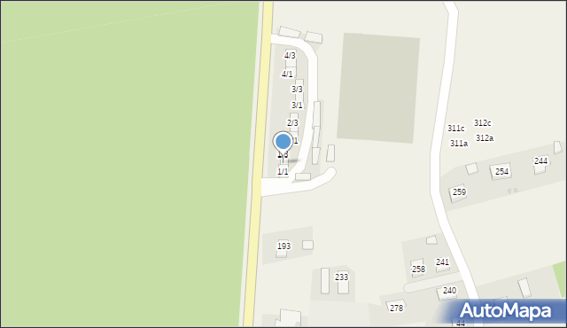 Mikluszowice, Mikluszowice, 1/2, mapa Mikluszowice