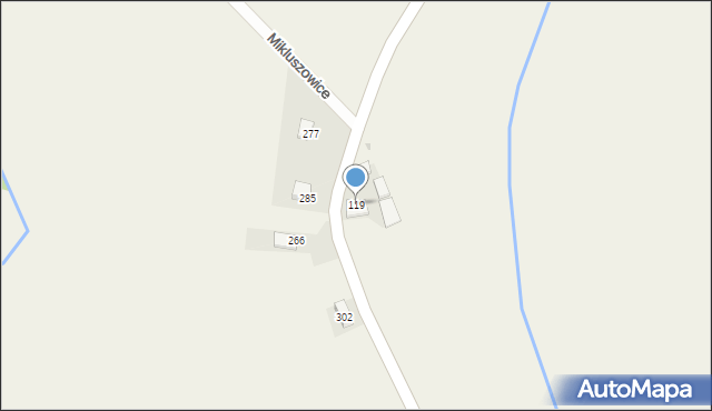 Mikluszowice, Mikluszowice, 119, mapa Mikluszowice