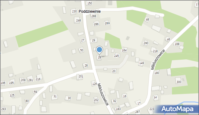 Mikluszowice, Mikluszowice, 19, mapa Mikluszowice