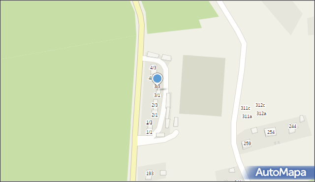 Mikluszowice, Mikluszowice, 3/2, mapa Mikluszowice