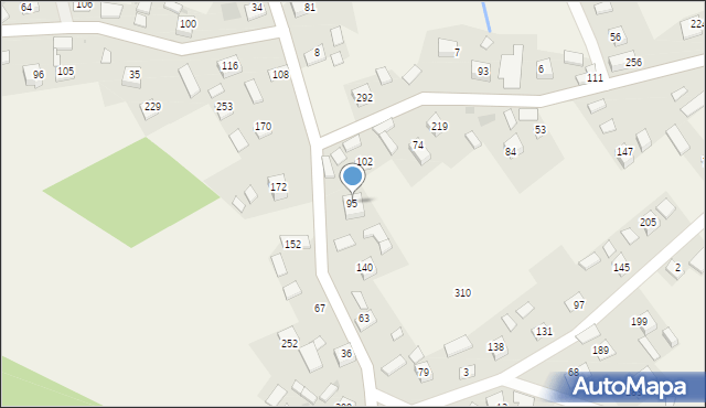 Mikluszowice, Mikluszowice, 95, mapa Mikluszowice