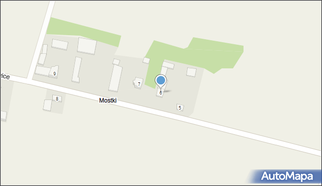 Mikołajewice, Mikołajewice, 6, mapa Mikołajewice