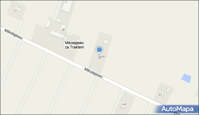 Mikołajewo, Mikołajewo, 24, mapa Mikołajewo