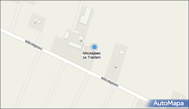 Mikołajewo, Mikołajewo, 25, mapa Mikołajewo