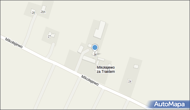 Mikołajewo, Mikołajewo, 26, mapa Mikołajewo