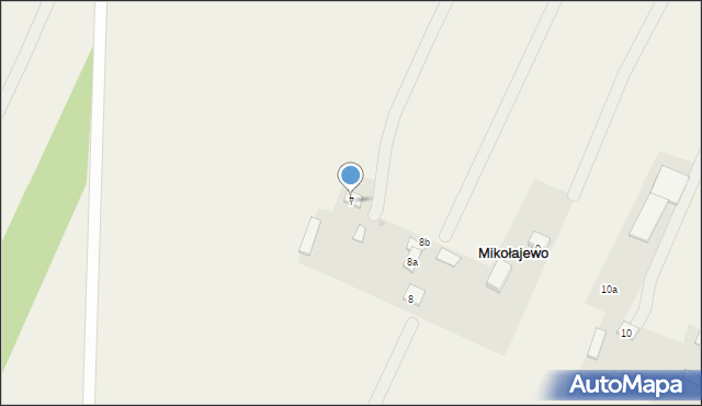 Mikołajewo, Mikołajewo, 7, mapa Mikołajewo