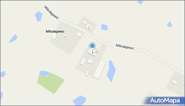 Mikołajewo, Mikołajewo, 5, mapa Mikołajewo