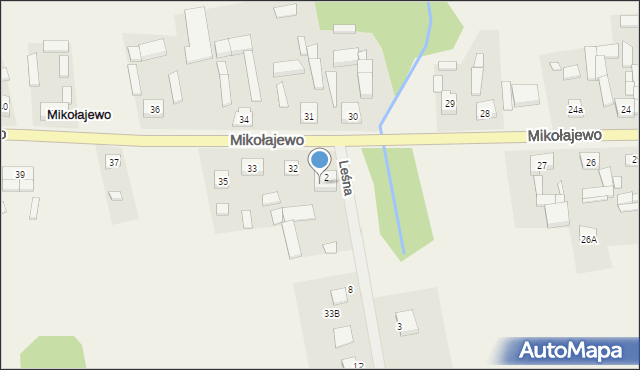 Mikołajewo, Mikołajewo, 30a, mapa Mikołajewo