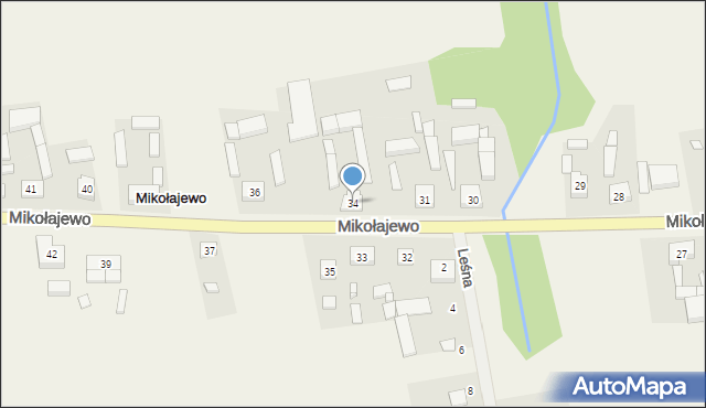 Mikołajewo, Mikołajewo, 34, mapa Mikołajewo