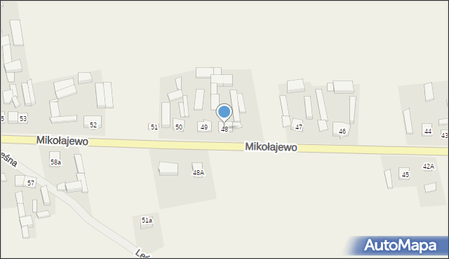 Mikołajewo, Mikołajewo, 48, mapa Mikołajewo