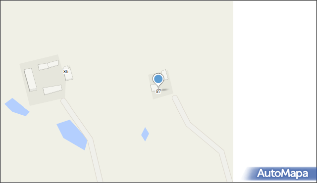 Mikołajki, Mikołajki, 87, mapa Mikołajki