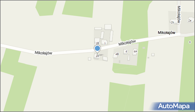 Mikołajów, Mikołajów, 1A, mapa Mikołajów