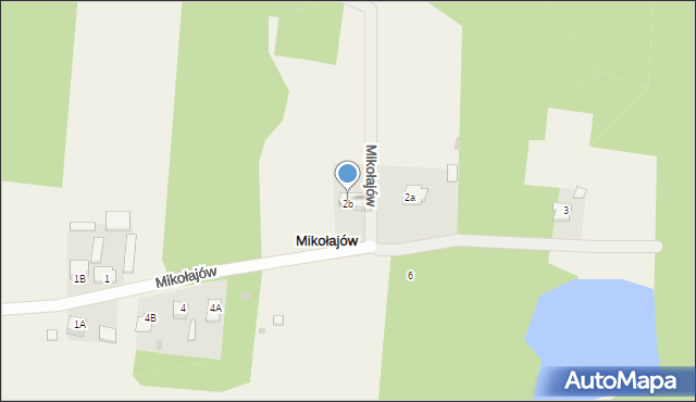 Mikołajów, Mikołajów, 2b, mapa Mikołajów