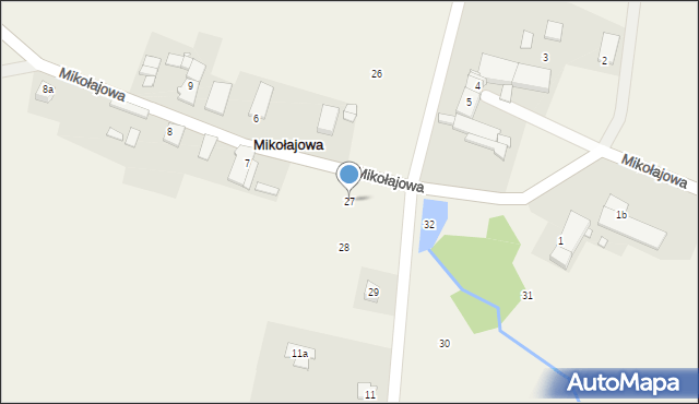 Mikołajowa, Mikołajowa, 27, mapa Mikołajowa