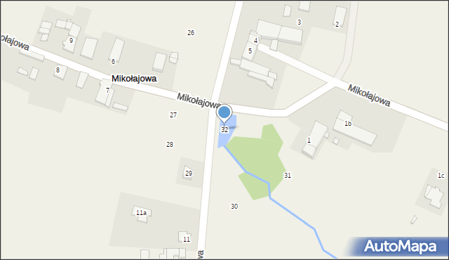 Mikołajowa, Mikołajowa, 32, mapa Mikołajowa