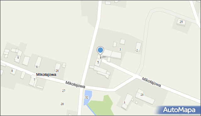 Mikołajowa, Mikołajowa, 4, mapa Mikołajowa