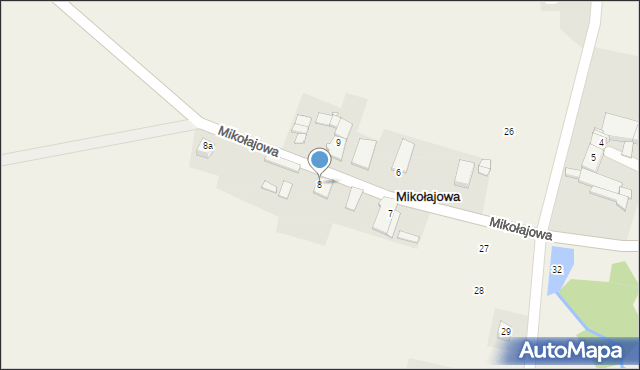 Mikołajowa, Mikołajowa, 8, mapa Mikołajowa