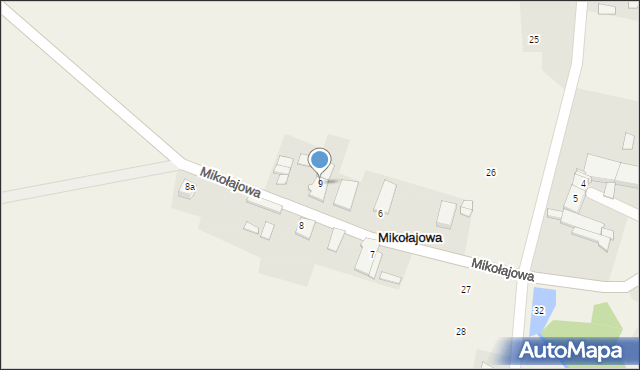 Mikołajowa, Mikołajowa, 9, mapa Mikołajowa