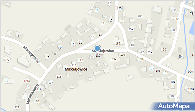 Mikołajowice, Mikołajowice, 110, mapa Mikołajowice