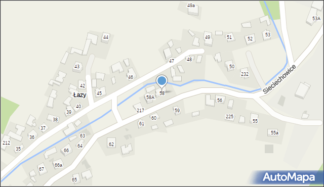 Mikołajowice, Mikołajowice, 58, mapa Mikołajowice