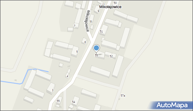 Mikołajowice, Mikołajowice, 53, mapa Mikołajowice