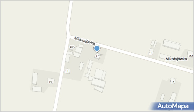 Mikołajówka, Mikołajówka, 17, mapa Mikołajówka
