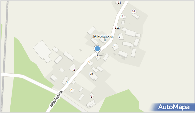 Mikołajskie, Mikołajskie, 6, mapa Mikołajskie