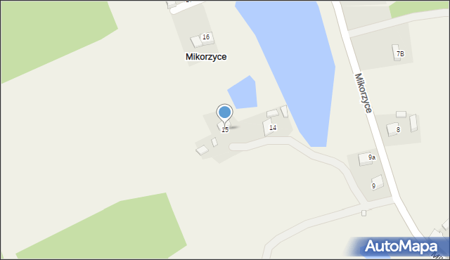 Mikorzyce, Mikorzyce, 15, mapa Mikorzyce