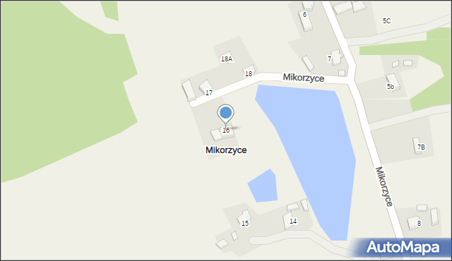 Mikorzyce, Mikorzyce, 16, mapa Mikorzyce