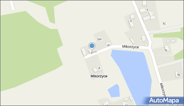 Mikorzyce, Mikorzyce, 17, mapa Mikorzyce