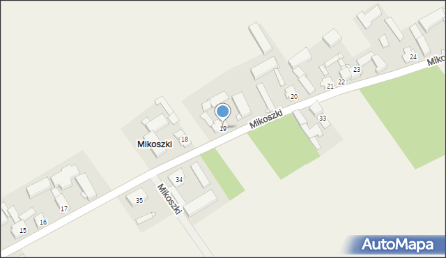 Mikoszki, Mikoszki, 19, mapa Mikoszki