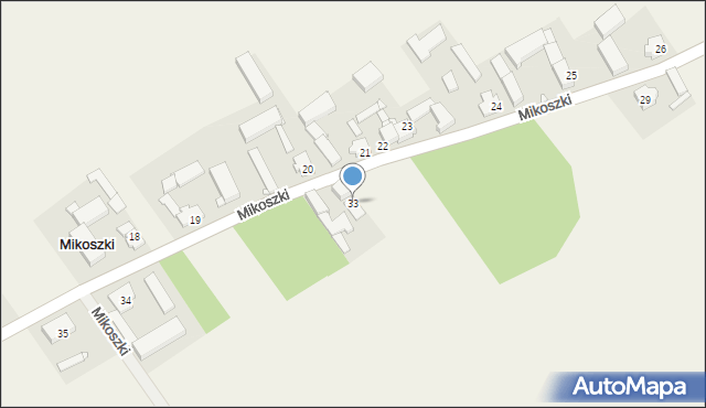 Mikoszki, Mikoszki, 33, mapa Mikoszki