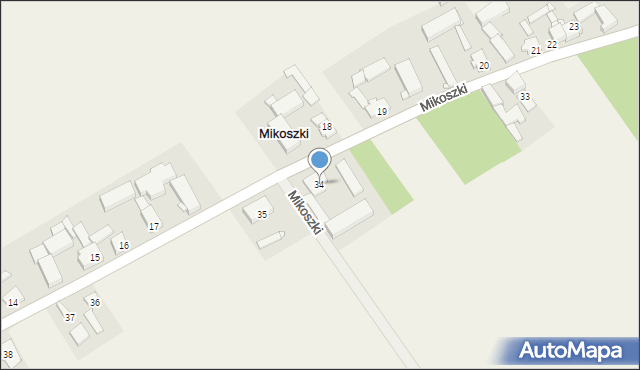 Mikoszki, Mikoszki, 34, mapa Mikoszki