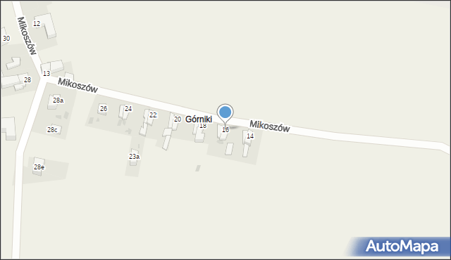 Mikoszów, Mikoszów, 16, mapa Mikoszów