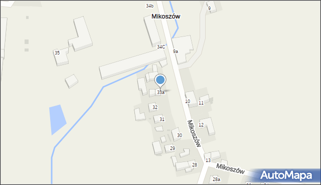 Mikoszów, Mikoszów, 33a, mapa Mikoszów