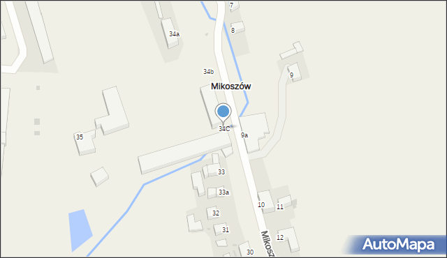 Mikoszów, Mikoszów, 34C, mapa Mikoszów