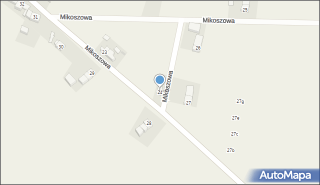 Mikoszowa, Mikoszowa, 24, mapa Mikoszowa